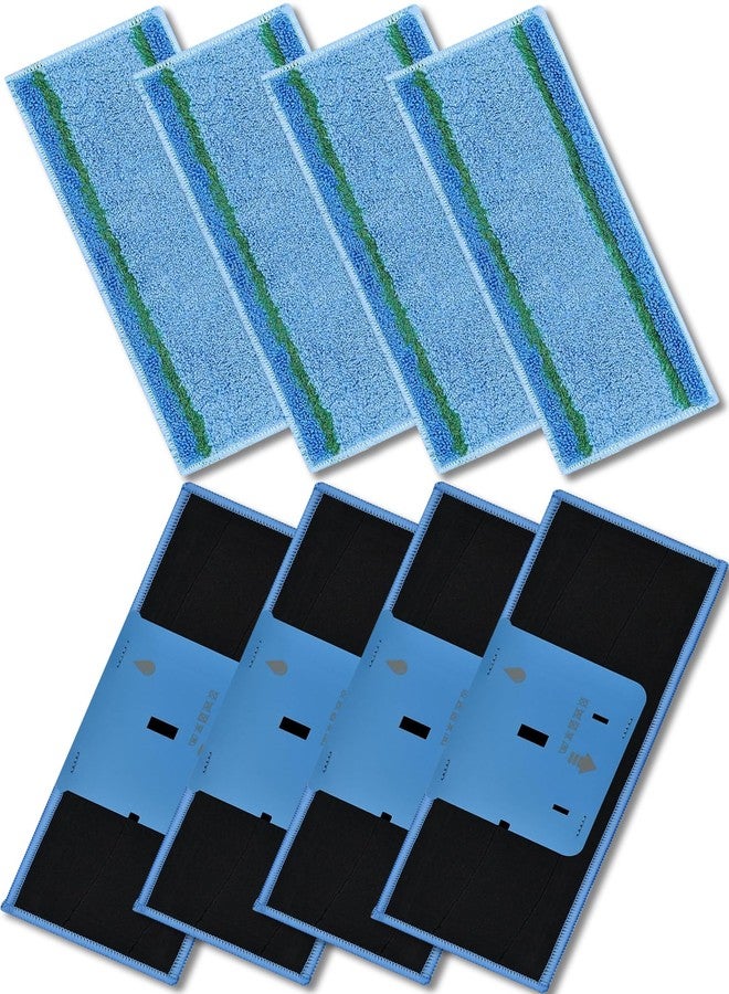 E-HAO Upgraded M6 Wet Mopping Pads for iRobot Braava Jet M6 Series 6012/6110/6112/6113 Ultimate Robot Mops. Washable & Reusable Microfiber M6 Mop Deep Clean Pads Accessories, 8-Pack - Image 1